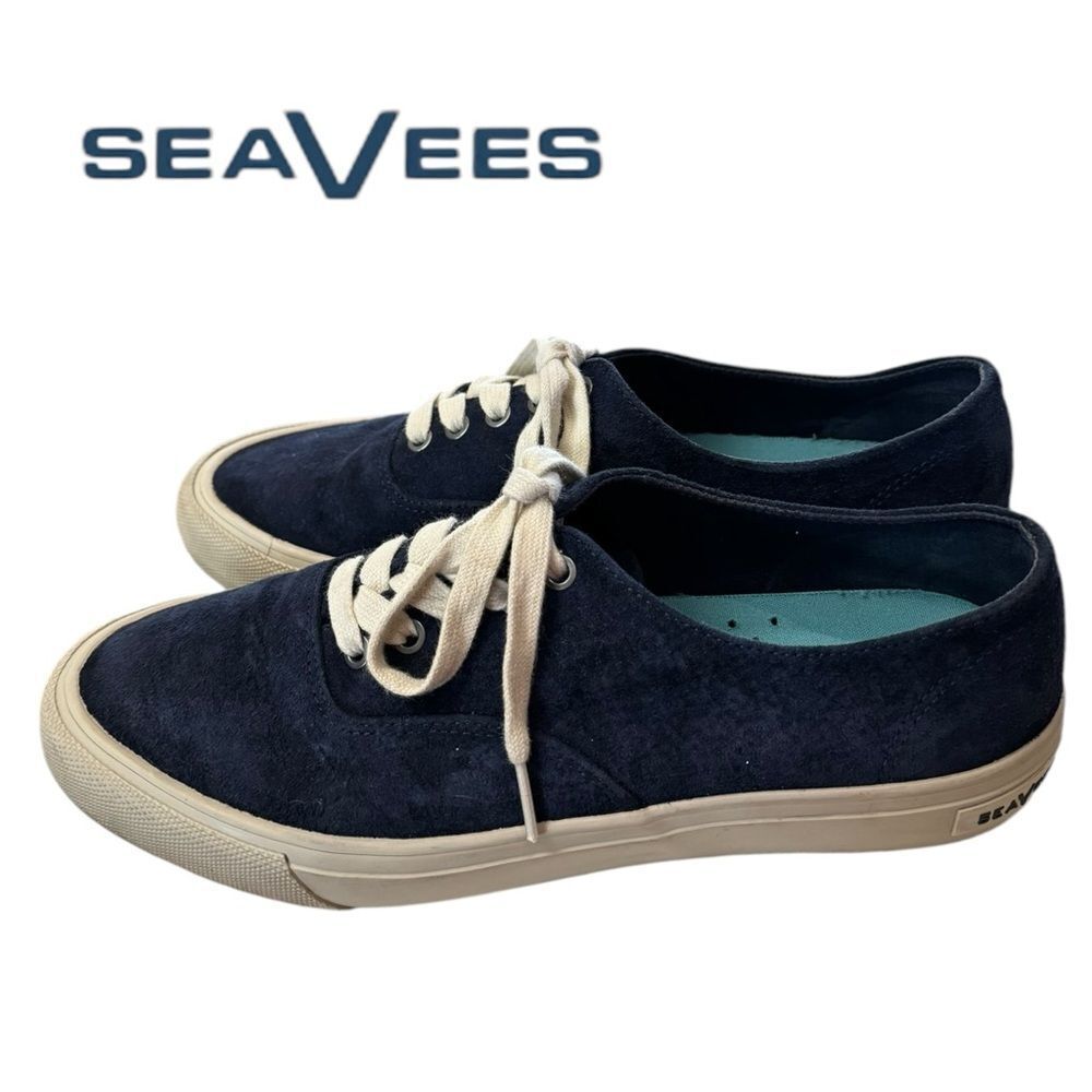 SeaVees Legend X Men's Night Blue Suede Lace Sneakers 11